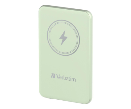 Powerbank Verbatim Charge 'n' Go Magnetic Wireless Power Bank 5000mAh zielony